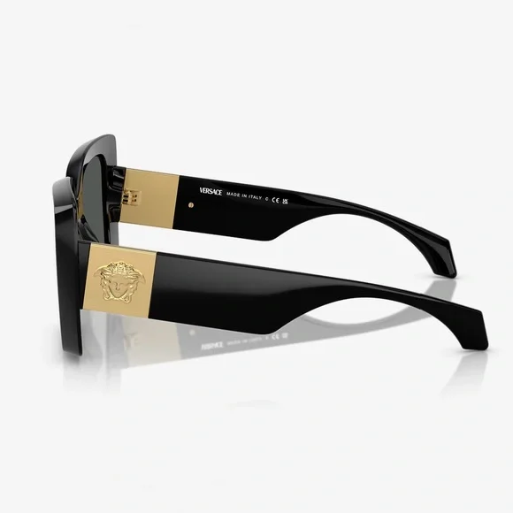 Versace Black Sunglasses Full inclusion NWT - Picture 3 of 5